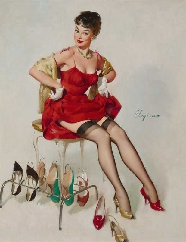 Gil Elvgren pinup