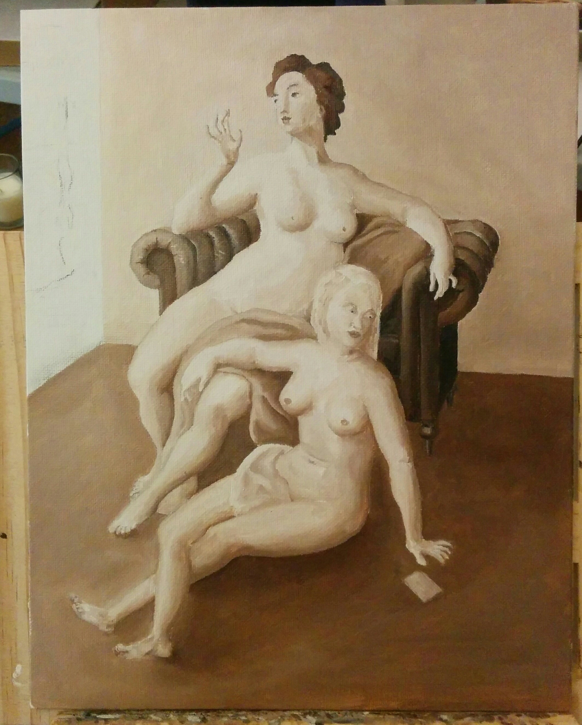 Neptune underpainting — image 1