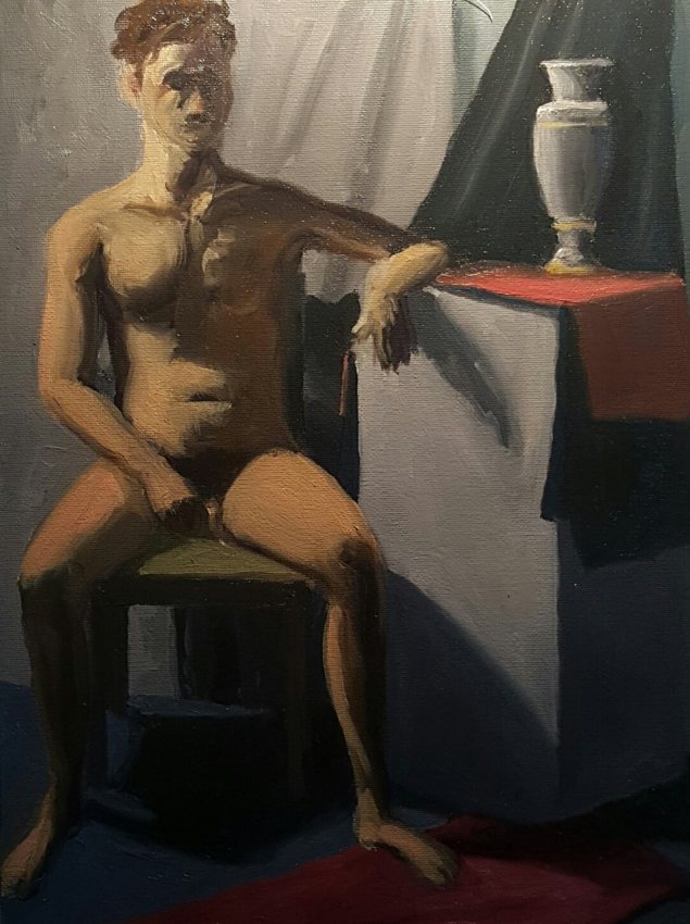 Seated nude final