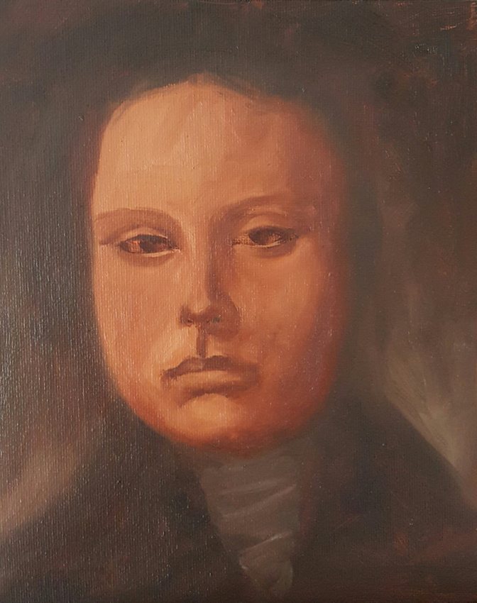 Gerald Brockhurst – the black shawl redo day 2