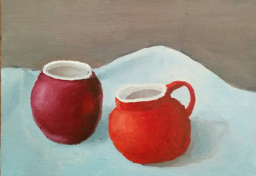 Pot and pitcher