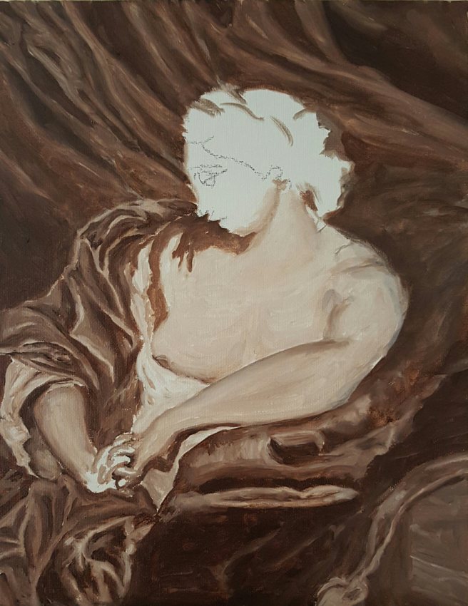 Death of Cleopatra underlayer