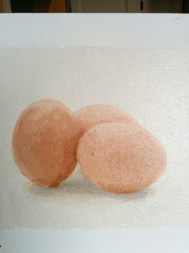 Three eggs