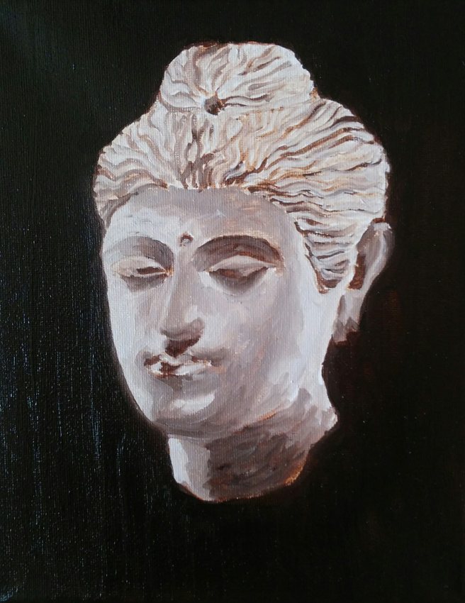 Sculpture underpainting