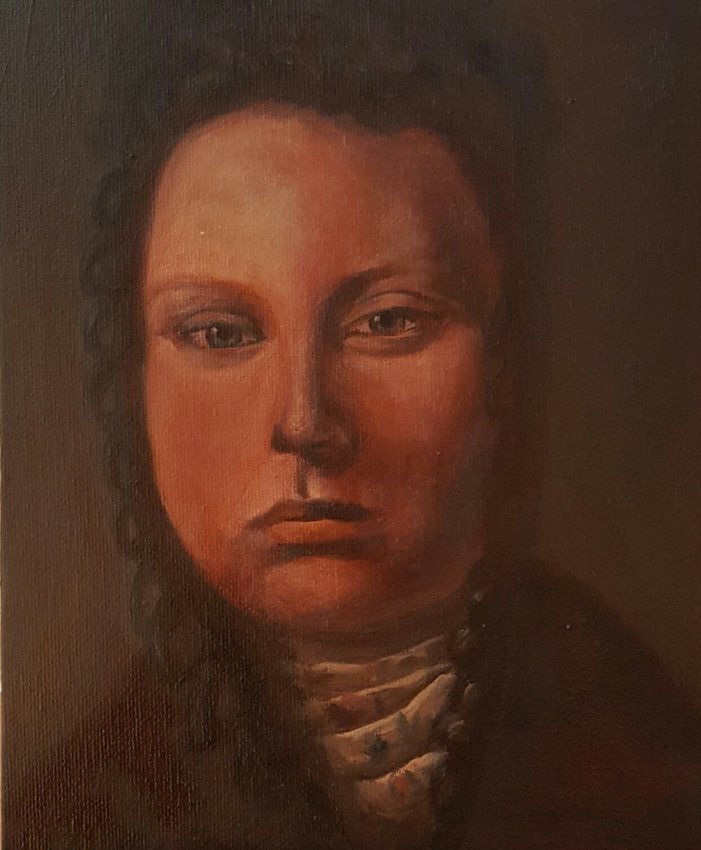 Gerald Brockhurst – the black shawl redo day 4