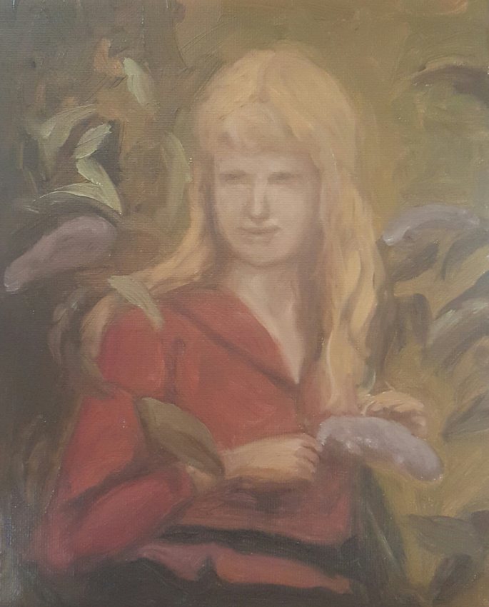 Lilacs woman