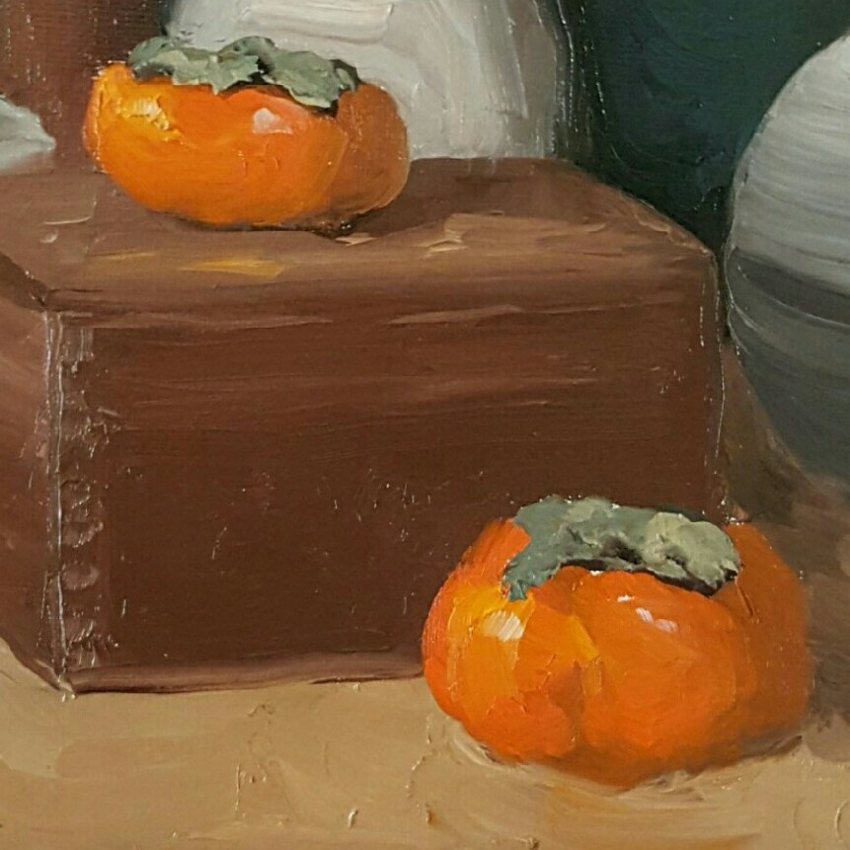 Two persimmons