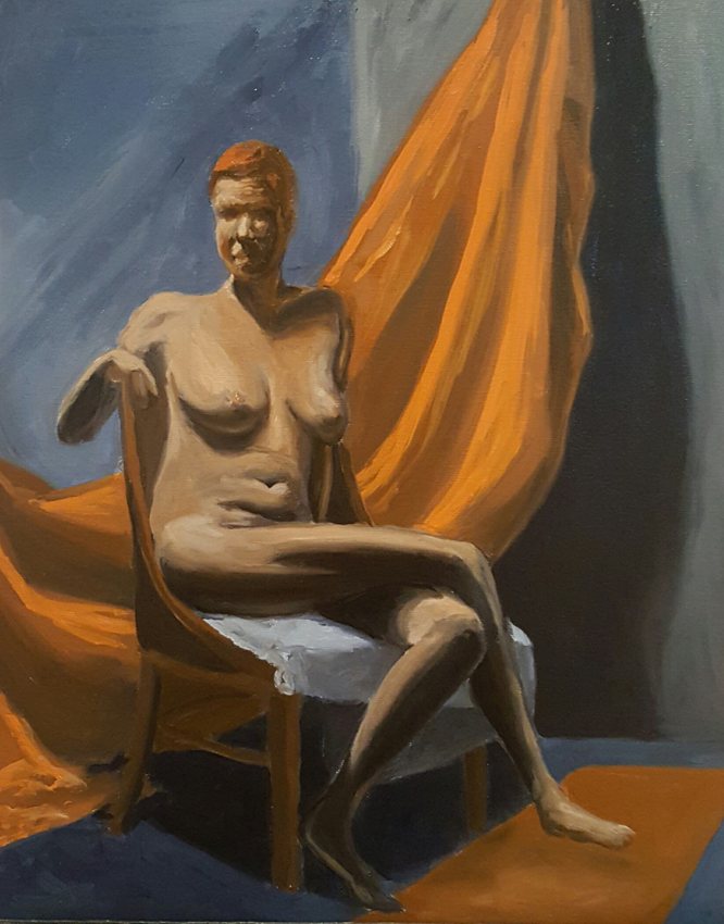 Blue/Orange seated study final