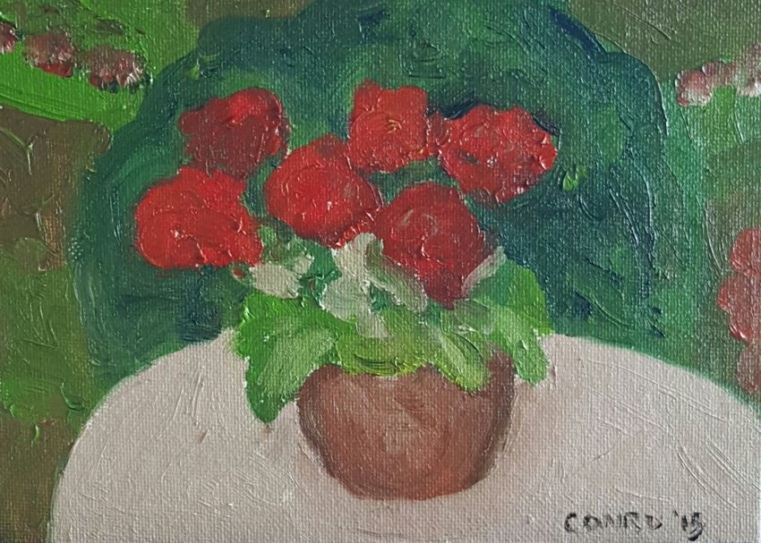 Flowers in a pot