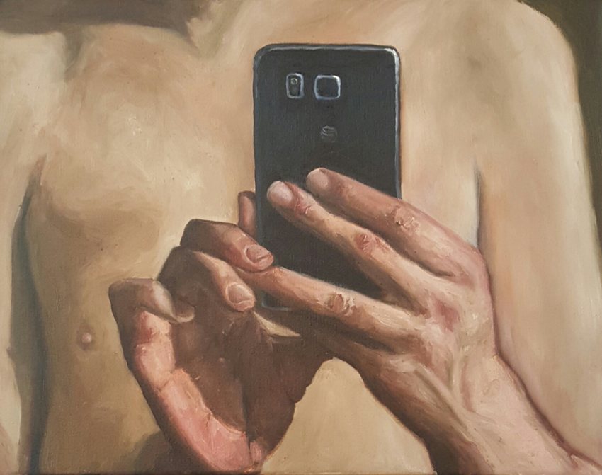 Some hand selfie