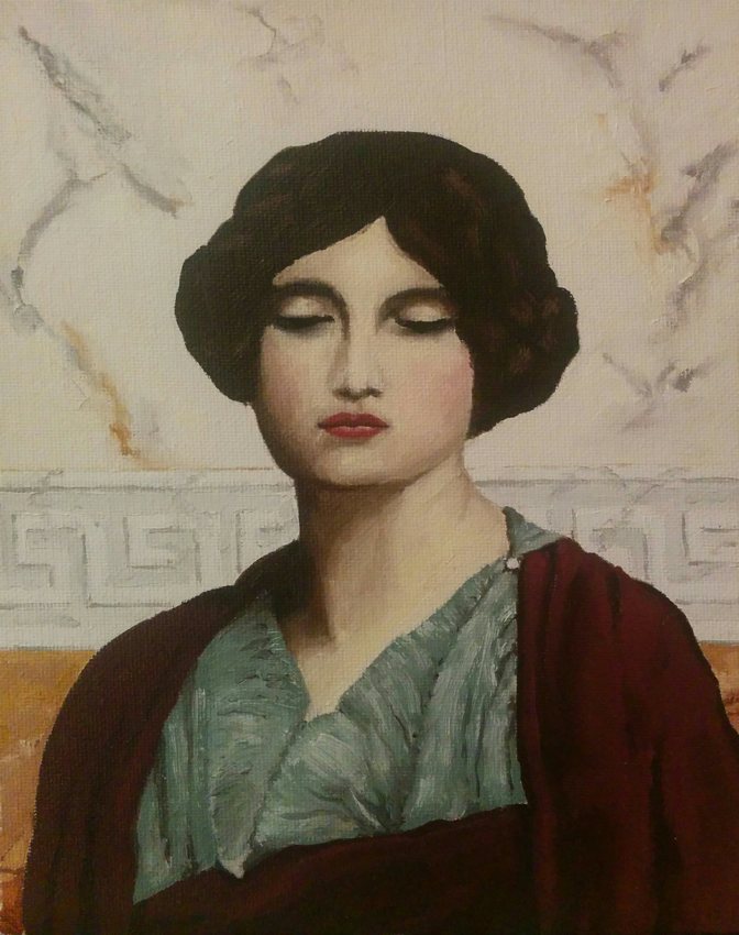 John William Godward painting