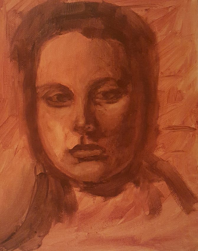 Gerald Brockhurst – the black shawl… Redo day one