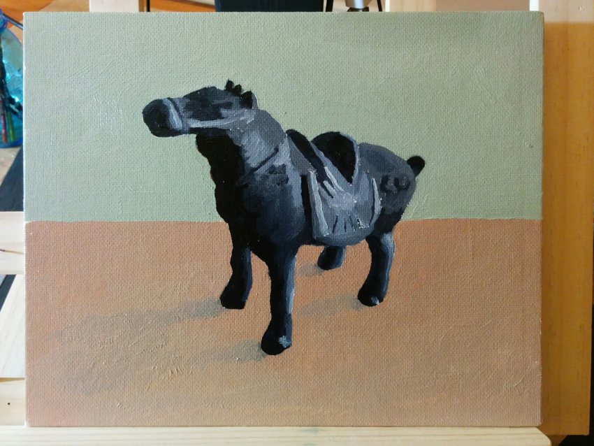 Cast iron horse