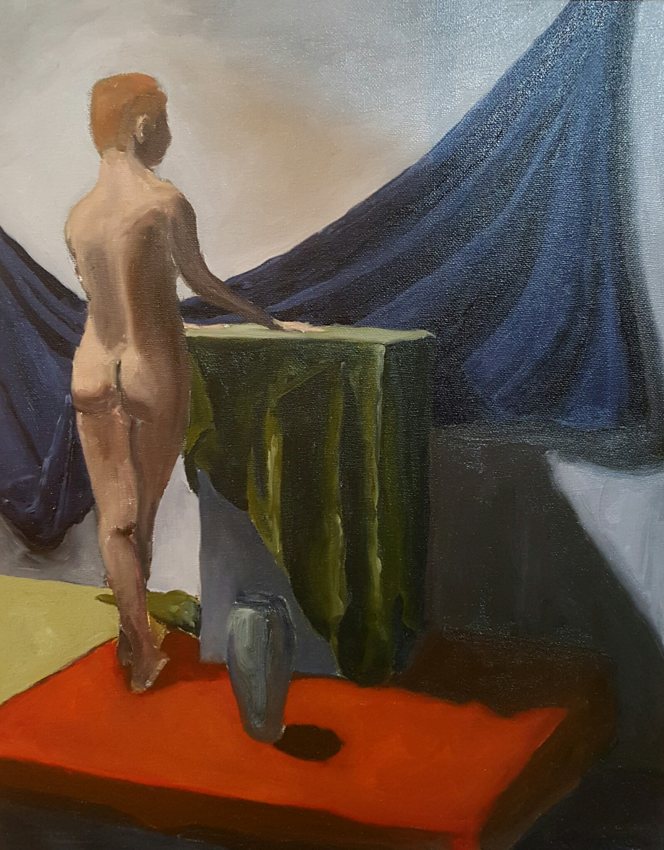 Standing nude second day