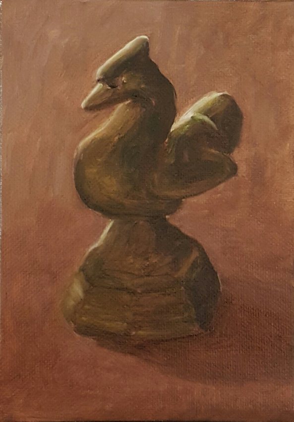 Brass paperweight