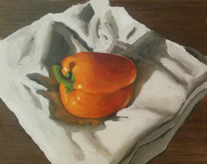 Pepper on paper