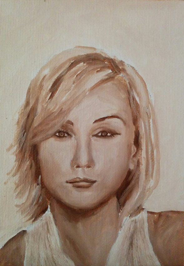 Blonde underpainting