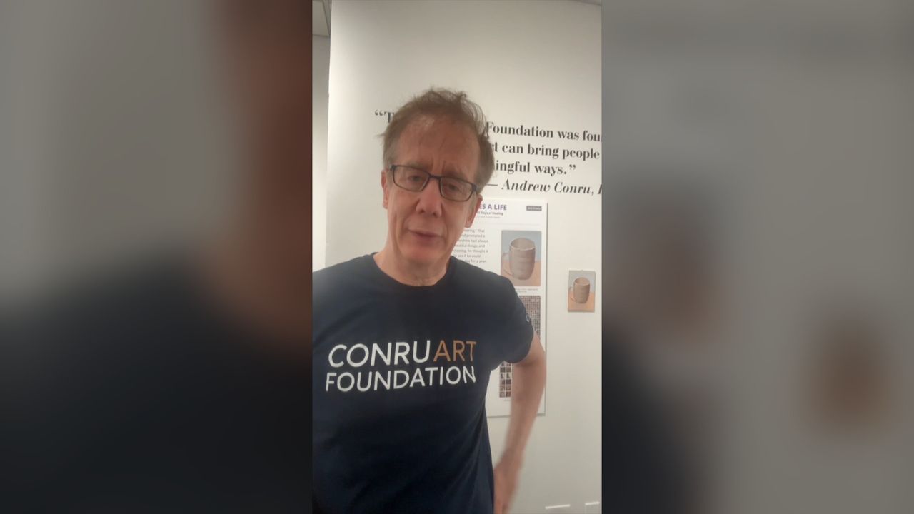 Andrew Conru at the ArtLove Salon